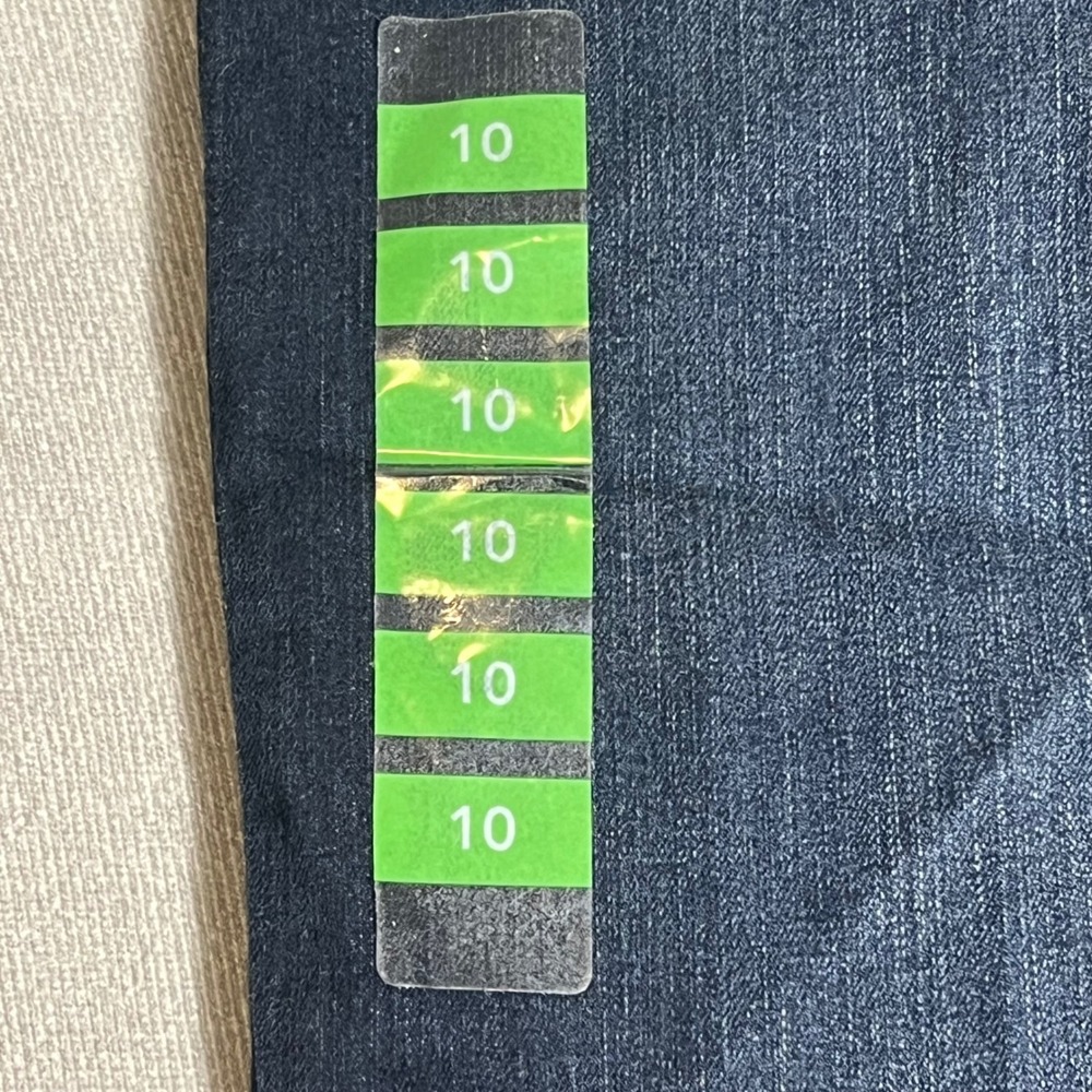 Gloria Vanderbilt Womens Hi Rise Trouser Flare Jeans Indigo Blue Size 10 NWT - Picture 2 of 10